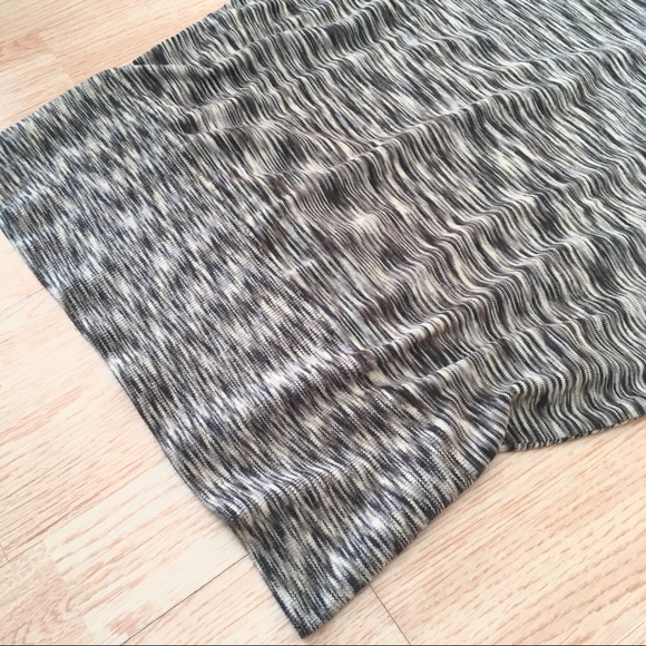 LOFT Dolman Marled Grey / Brown / Ivory Sweater - Picture 3 of 7